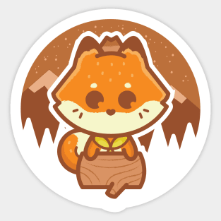 Woodland Scout Fox T-SHIRT Sticker